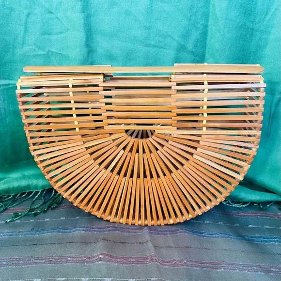 VINTAGE Bamboo Hand bag - Original - Picture 2 of 10